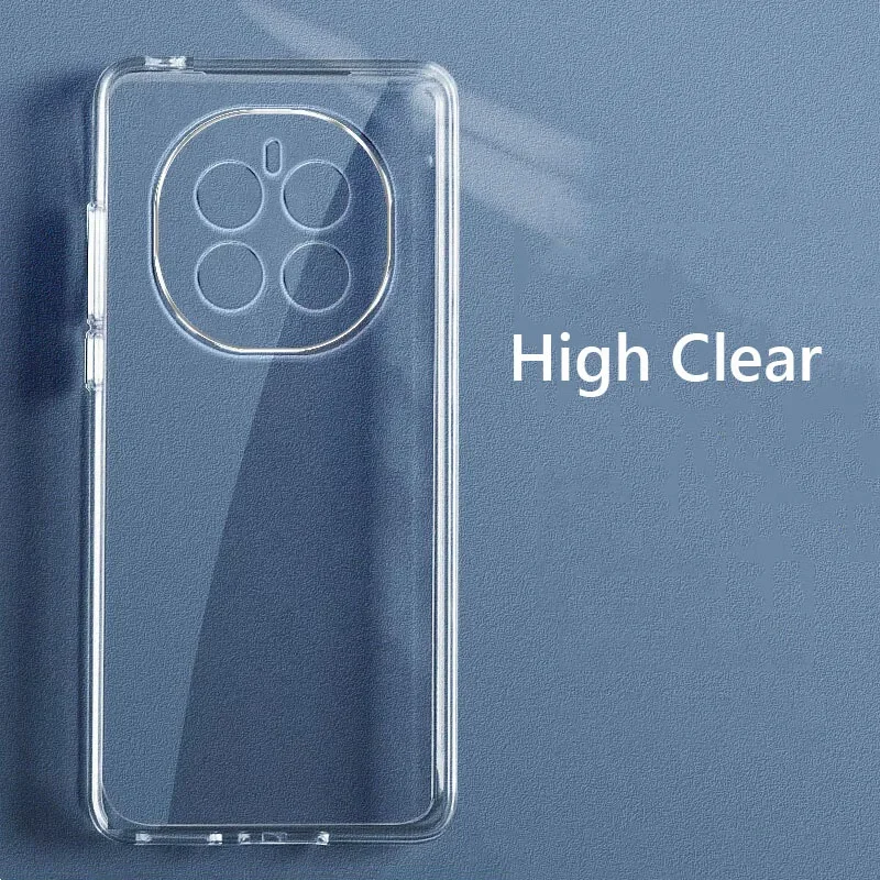 Pre Honor Magic7 Simple Slim Soft TPU Clear Transparent Pase pre Honor Magic7 Pro Magic 7 Pro 5G Cover Fundas Capa