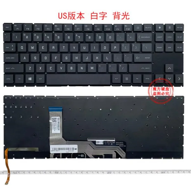 Pre HP Omen 15-EK 15-EK0020CA 15-EN TPN-Q236 Q265 Q267 Q238 Klávesnica biela