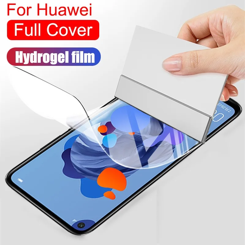 Pre Huawei Nova 5T 5Z 5I Pro 2i 3 3 3i 6 7 SE 7i Protect Screent Screent Oftor na Nova5t Nova5 5 T T5 Hydrogel Film