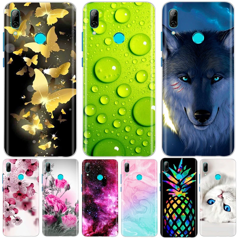 Pre Huawei P Smart 2019 Case Bumper Soft TPU Psmart 2019 Silikónový prípad pre Huawei P Smart 2019 Pot-LX3 Pot-LX1 6.21 Pase Telefón