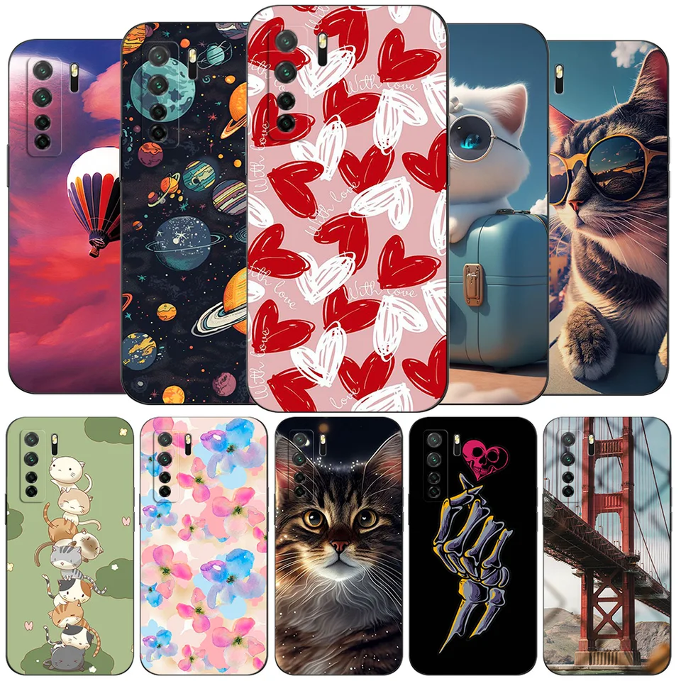 Pre Huawei P40 Lite 5G Honor 30s Nova 7SE zadné obal