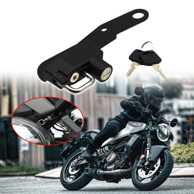 Pre Husqvarn SvartPilen401 Svartpilen 205 401 2024 Motocykel Vitpilen 401 prilba na bočné zabezpečenie proti krádeži s dvoma klávesmi