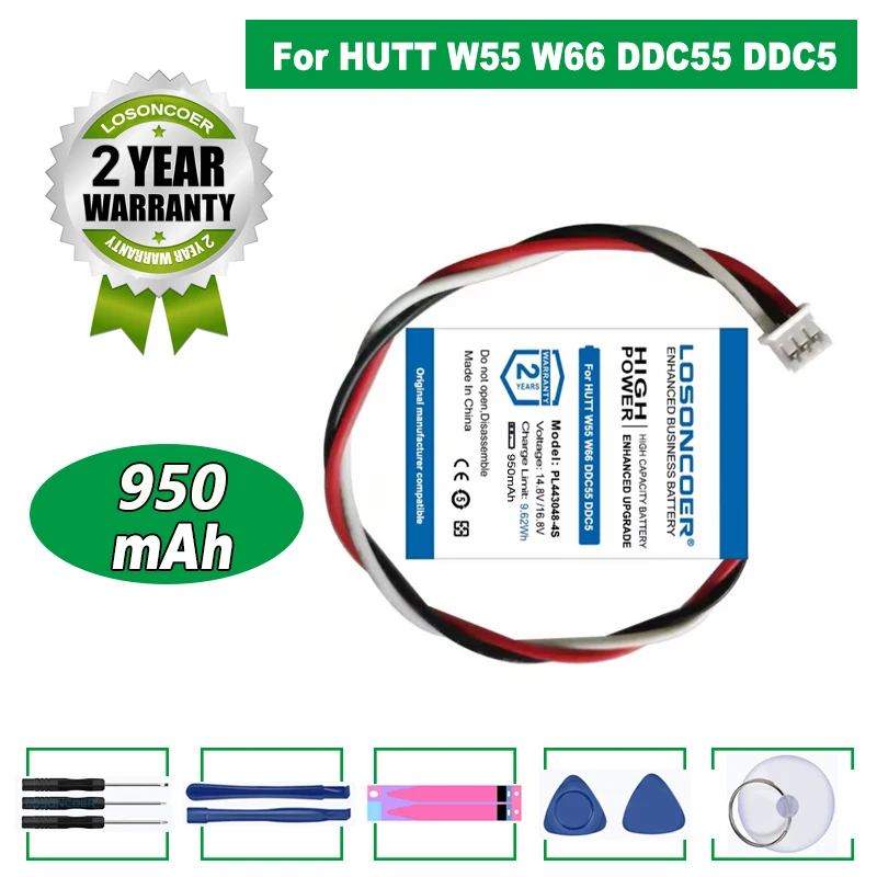 Pre Hutt DDC55 DDC5 W55 W66 C6 DDC51 G104 Čistenie okna Robot sklenené premývacie vákuové čistiace čistič voda Spray Elektrická batéria