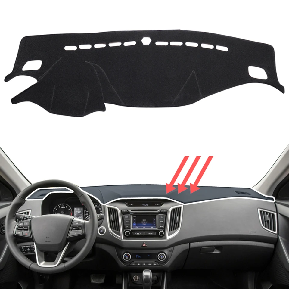 pre Hyundai Creta 2014 2015 2016 2017 2017 2018 2019 2020 Dashboard Car Dashboard Mat Sunshade Protective Carpet Dash Mat Dashmat