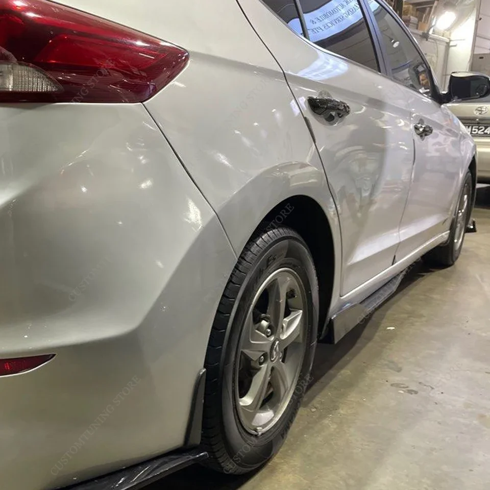 Pre Hyundai Elantra 6. AD Side Skres Extension Rocker Panels Panels Splitters Elantra Mk6 GDI Gli Tgdi 2015-2020 Tuning BodyKit