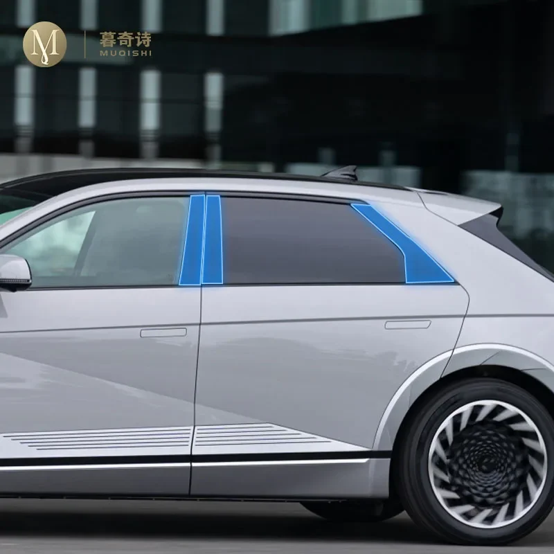Pre Hyundai ioniq 5 2022-2023 Vonkajší PPF Priehľadný farbu ochranný film TPU Anti Scratch BC Pillar Strip Film Film
