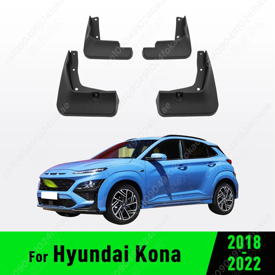 Pre Hyundai Kona 2018 2019 2020 2021 2022 Fender Mudguard Bahen Flaps Guard Splash Flap Mudguards Car Auto