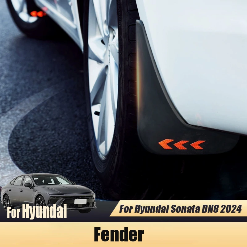 Pre Hyundai Sonata DN8 2024 Fender Nevyžaduje sa dierovanie s reflexným pásom blokovanie postriekania bahna a modifikácie vody