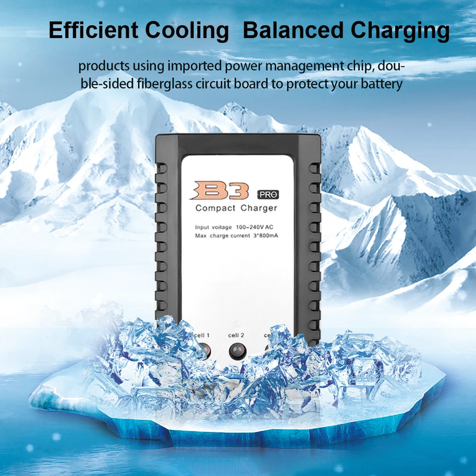 Pre IMAX B3 Pro 10W Intelligent Compact nabíjačka batéria 2S-3S LiPo Balance LitHium Rc Discharger 7.4V/11.1V EÚ Power Power Power
