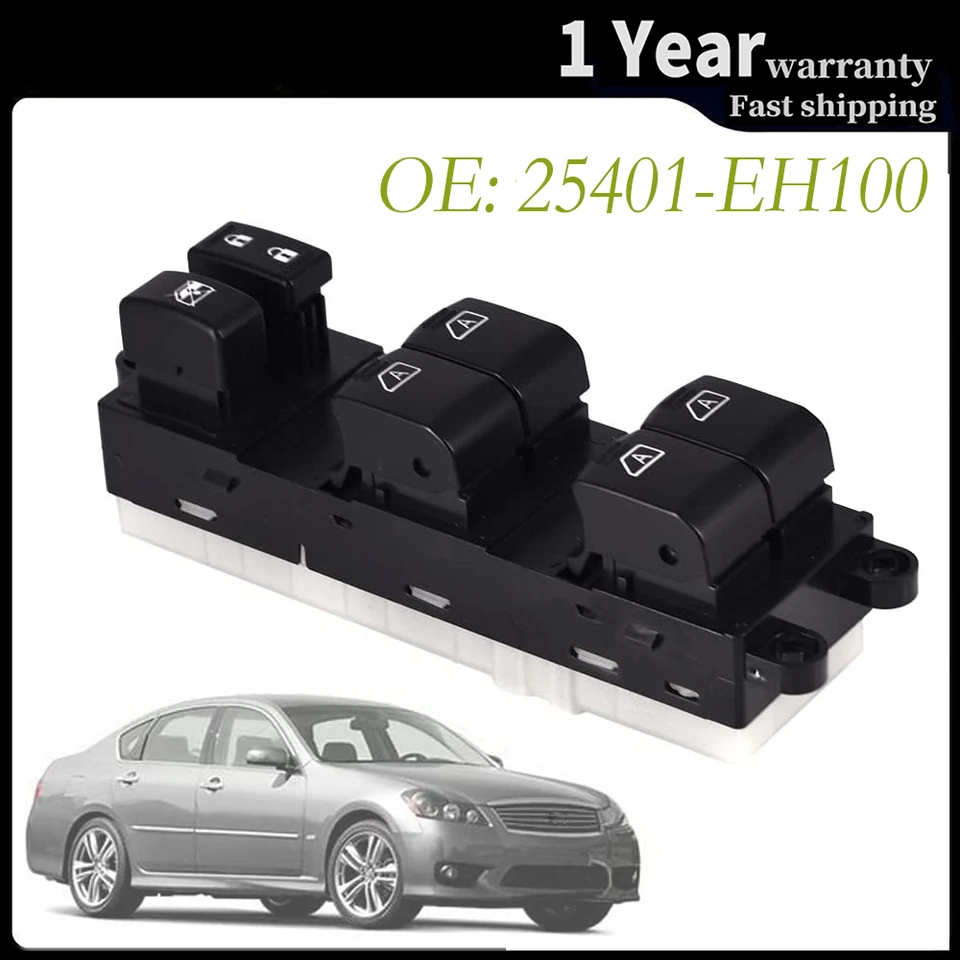 Pre Infiniti M35 M45 Controlwort Switch Window Control pre Infiniti M35 M45 2006 2007 25401-EH100 25401EH100 Časti automobilov