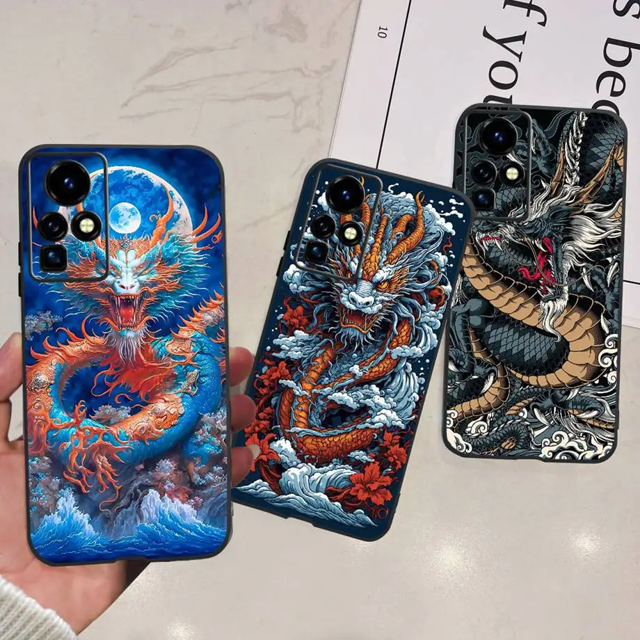 Pre Infinix Zero X / Zero X Pro Case X6810 X6811 Roztomilý karikatúra Luxusný kremíkový puzdro pre kremíky pre Zerox XPRO zadný kryt Capas