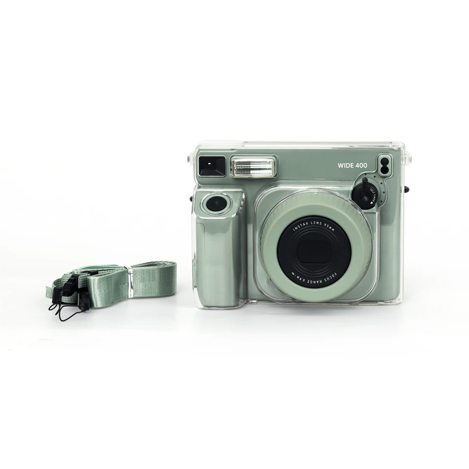 Pre Instax Wide 400 Camera Transparent Storage Puzdro Crystal Cast Case Puzdro Scratch and Fall odolné