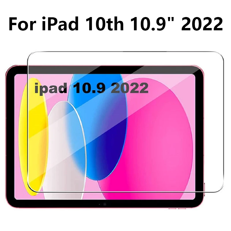 Pre iPad 10. gen 10,9 palca 2022 Temperovaný sklenený chránič obrazovky A2696 A2757 A2777 Tablet Anti Scratch Cleat Protect Film