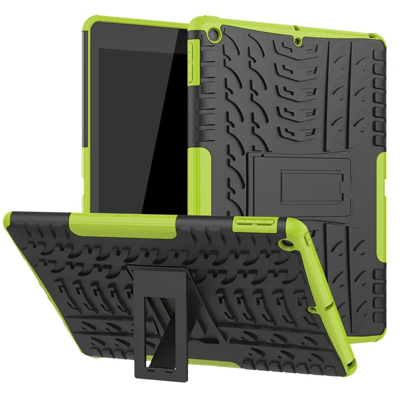 Pre iPad Air 1 2 puzdro iPad 5/6th Gen 9,7 palca brnenie Case High Duty Cover pre iPad 9.7 2017 2019 TPU+PC Armor Stand Tablet Case Case