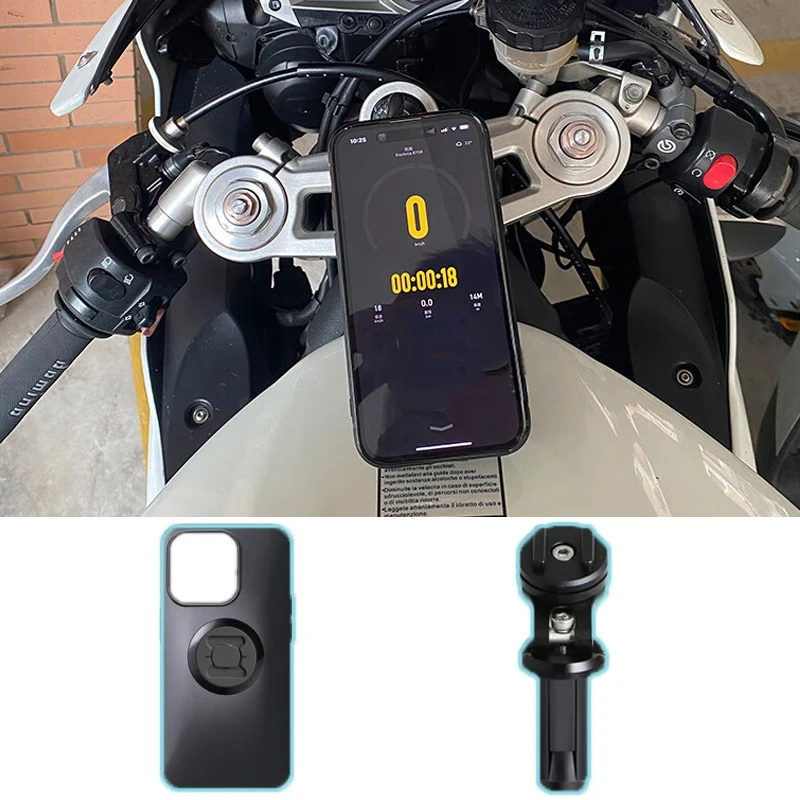 Pre iPhone 14/11 Pro /14Promax Telefón Connect Fit Fit 12-29,9 mm priemer otvoru Motocykel Mobilný telefón Mobilný telefón Držiteľ mobilných telefónov