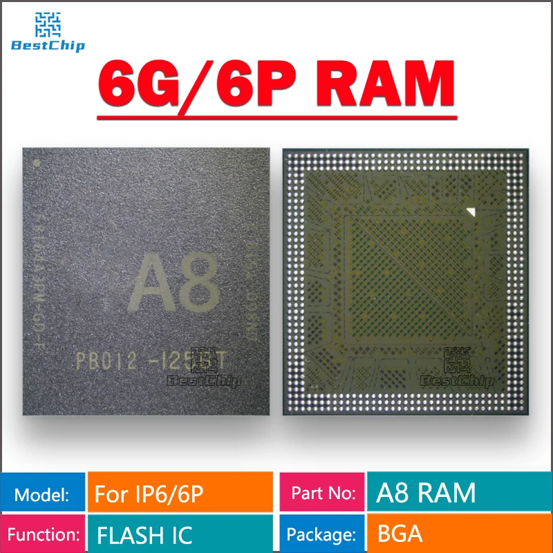 Pre iPhone 6/6p 6s/6sp 7 7Plus 8 8p x xr/xs/max 11 12/pro/max A8 A9 A10 A11 A12 A13 A13 A14 CPU CPU Horná vrstva RAM čipset RAM