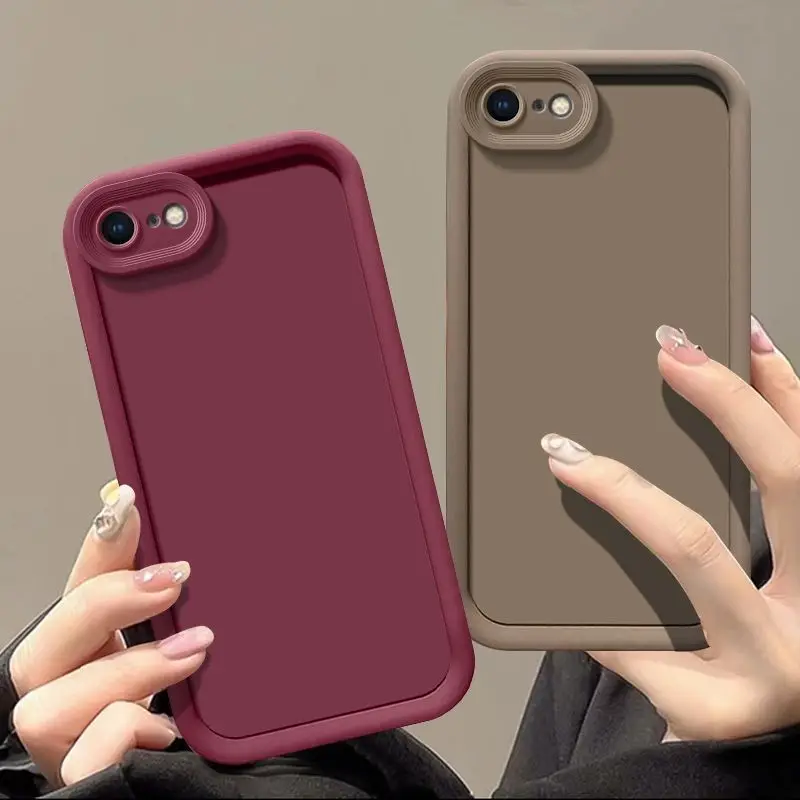 Pre iPhone 6 puzdro pre Apple iPhone 5 6S Plus iPhone SE 2016 5S 6 7 8 Plus SE 2 SE 3 SE 3 TELEFÓN CRUMP BUMPER TPU Soft Silikone Fundas
