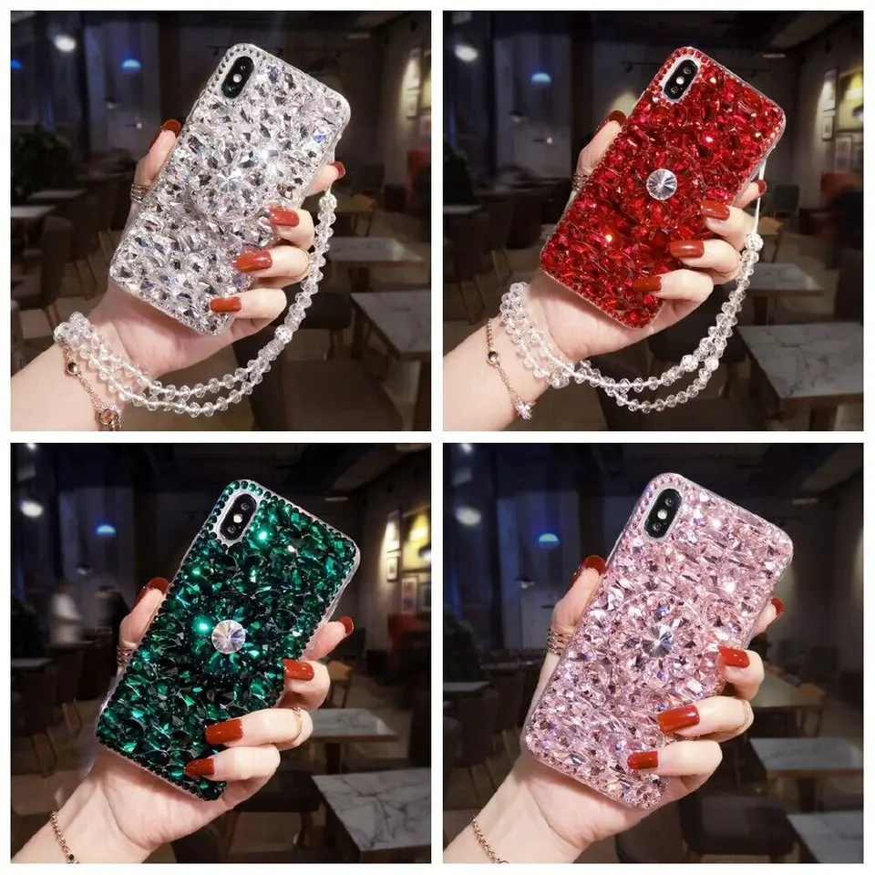 Pre iPhone SE 2022 / iPod Touch 7/6 / 6s plus žien bling Glitter Shaptoes s krytom puzdra držiaka