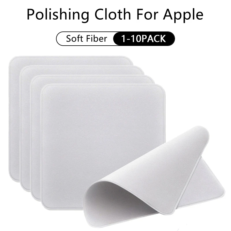 Pre jablkové leštenie handrika mäkkej dvojvrstvovej látky 14 13 12 Pro Cleaning Wipe World On pre iPhone XR iPad MacBook Android Phones