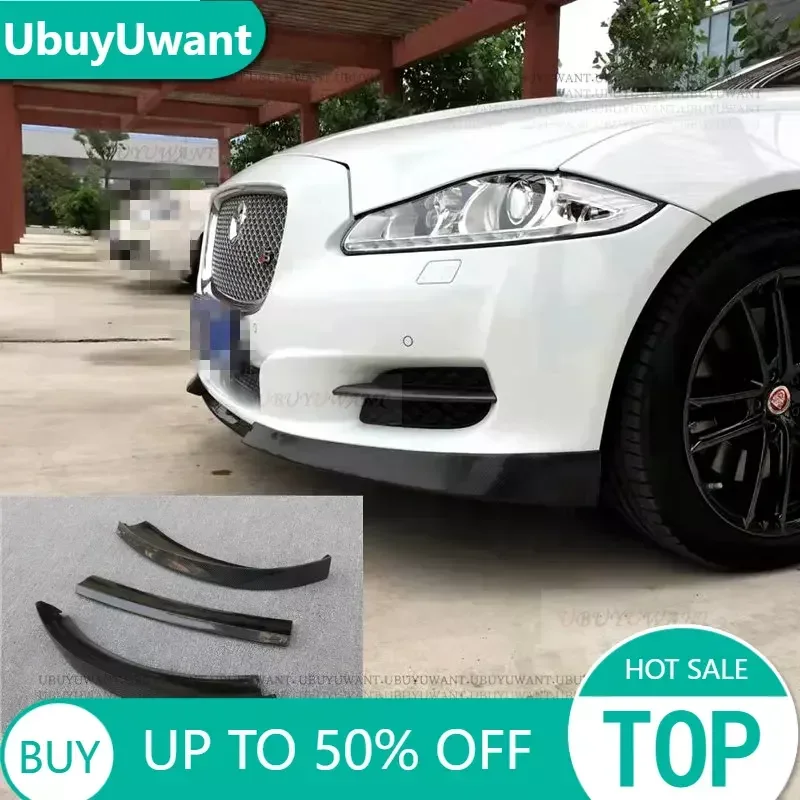 Pre Jaguar XJ XJL CAR Auta predného nárazníka KIT SPITLER SPOILER SPOILER DEFLECKLOR LIPS OCHRANA XJR Modified Body KIT 2011-2020