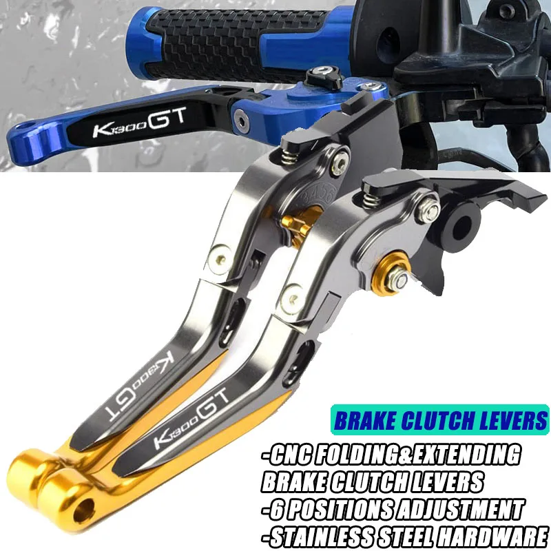 Pre K1300GT/R/S 2009-2016 Skladacie páčky na roztiahnuteľné páky brzdovej spojky K 1300S K1300R Motocykel CNC príslušenstvo nastaviteľná sada rukoväte