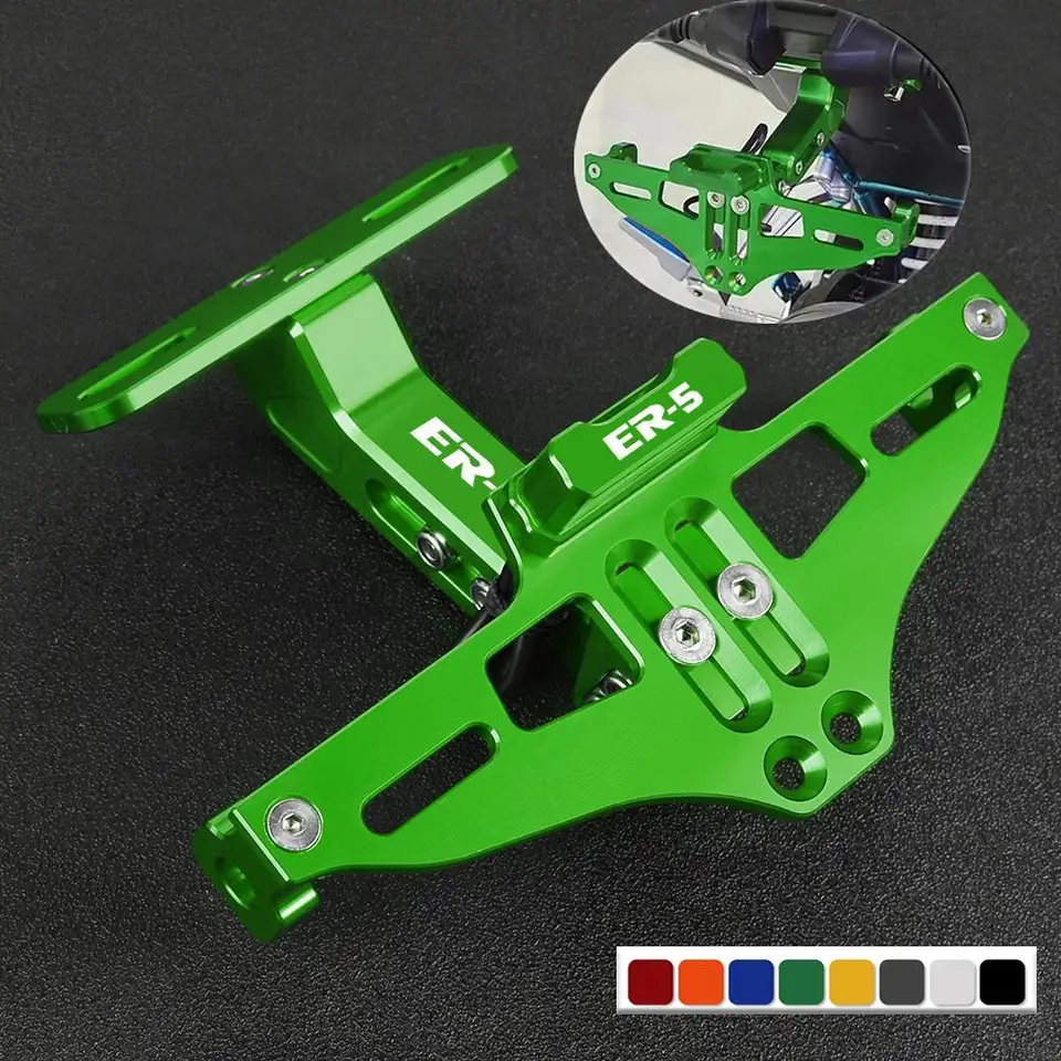 Pre Kawasaki ER-5 ER5 TWISTER 2002 2004 2005 ER500C MOTORYCLE DOPLNKA Držiak na držiak číselníka s držiakom s odbočkou SIGNE LIGHT