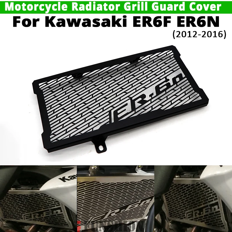 Pre Kawasaki ER6F ER6N 2012-2016 Motocykel chladič gril strážny kryt na ochladenie krytu