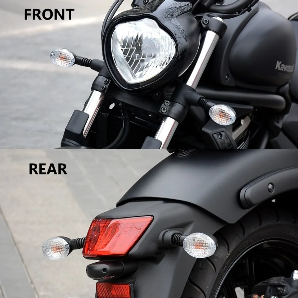 Pre Kawasaki EX250R Ninja 250R KLX250/S/SF KLX 300/250/230/150/125/L Vulcan S 650 Indikátor motocyklového signálu Svetla Svetlo Light Blinker