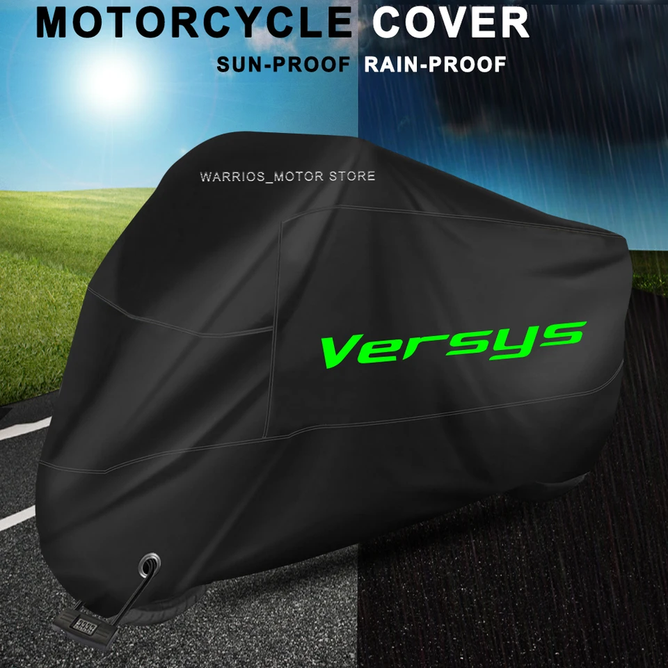 Pre kawasaki versys verys motocykel pokrytie UV ochranného prachu odolného v snehu vonku dažďový motocykel vodotesný kryt