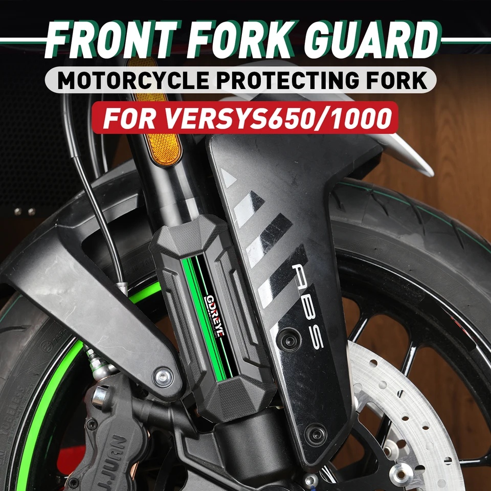 Pre Kawasaki Versys650 Versys 650 1000 Motocyklové predné vidlice Ochranné nárazy Absorgujúce ochranné predné kolégium tlmenia blatníka