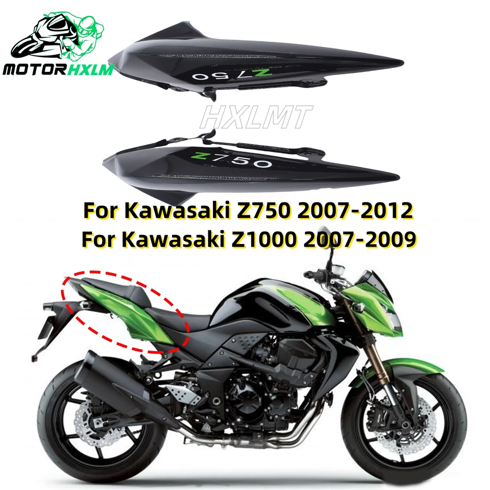 Pre kawasaki Z1000 Z750 Strana motocykla horného chvosta sedadla pre kawasaki Z1000 Z750 2007 - 2009 Side Horné chvostové sedadlo Saquing