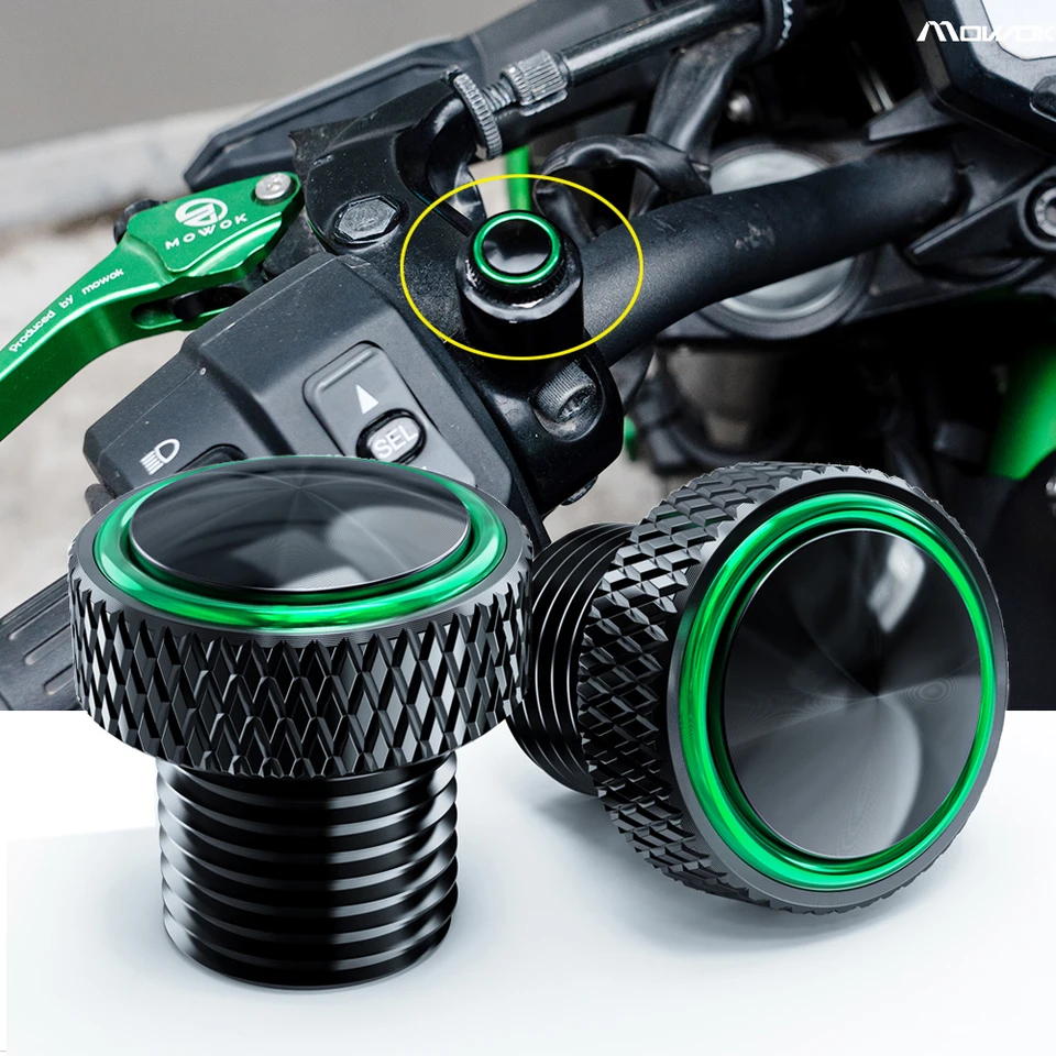 Pre Kawasaki Z900 Z750 Z650 Z800 Z1000 Z400 Z1000SX Z900RS Z250 Z300 Motocyklové zrkadlá otvory zástrky skrutky Zrkadlový kryt otvoru otvoru otvoru