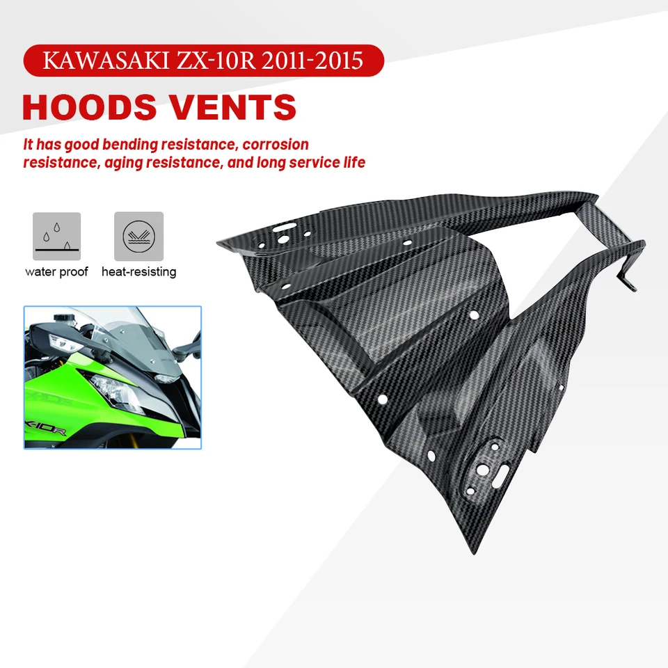 Pre Kawasaki ZX-10R ZX10R ZX 10R 2011-2015 Motocyklové príslušenstvo K kapucne predné svetlomet Cover Ochrana proti hlave hlavy