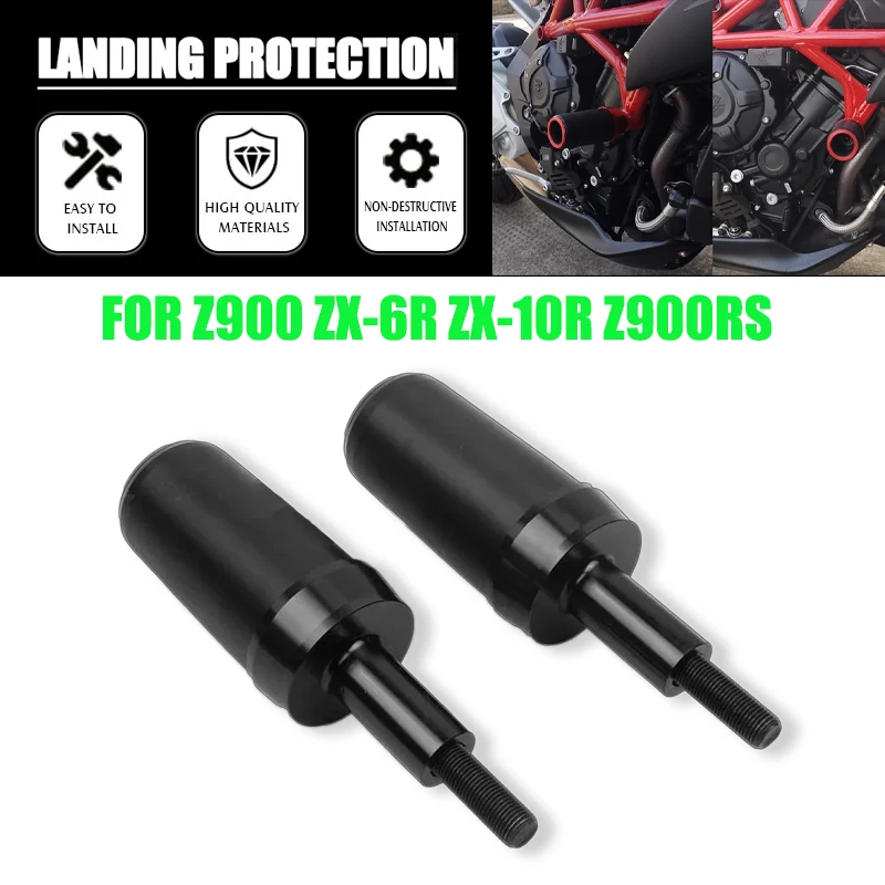 Pre Kawasaki ZX-6R ZX-10R Z1000 Z900 2017.2023 2018 2020 2021 2022 Molorcyde Fal ng Proioction Frame sllder Fairngguard Ant