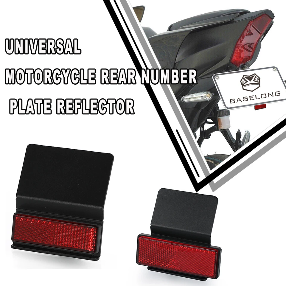 Pre Kawasaki ZX6R ZX7R ZX10R ZX14R ZZR 400 600 1200 1400 ZX636 NINJA 250 300 Držiak licencie na reflektor zadných čísel Reflektor