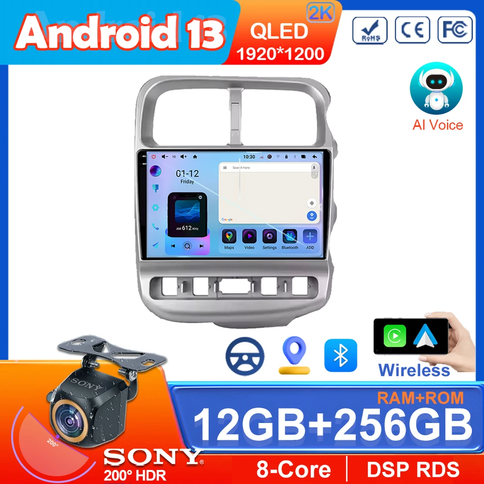 Pre Kia Bongo 4 2004 - 2012 Car Radio Android 14 Stereo Multimedia Video Player Navigation GPS No 2Din DVD 5G WiFi Head Unit DSP DSP