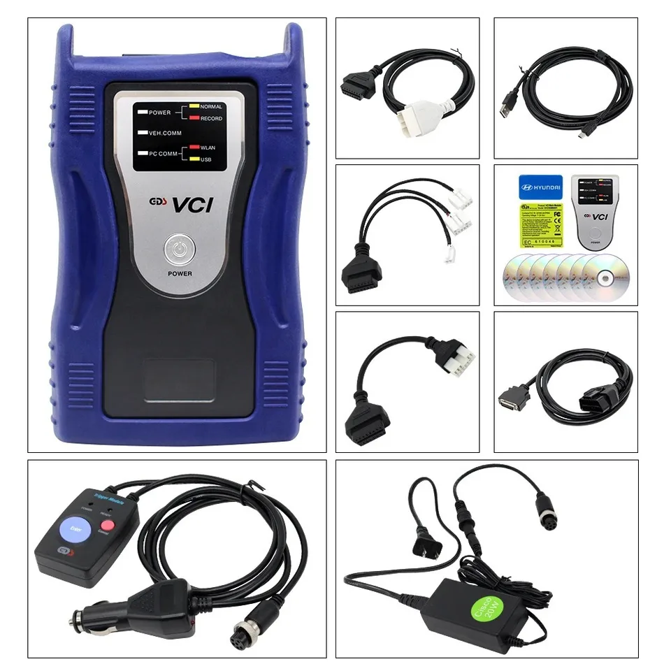 Pre KIA/HYUNDAI GDS VCI Diagnostický nástroj Spúšťací modul Funkcia Funkcia Funkcie GDS-VCI Interface OBD2