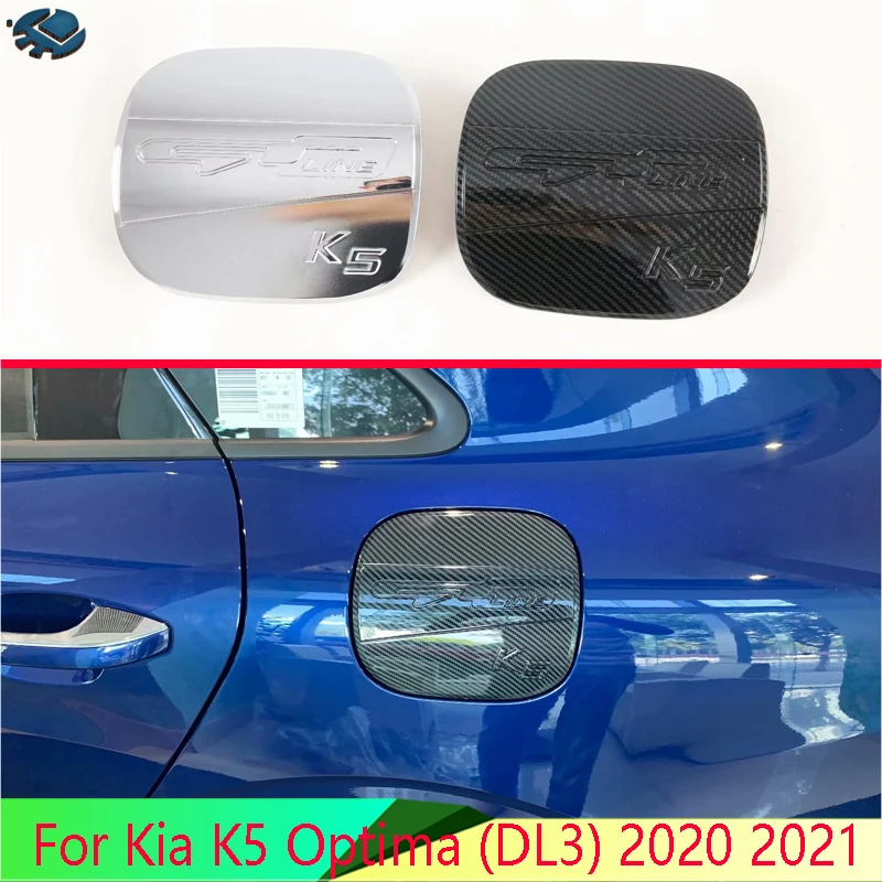 Pre Kia K5 Optima (DL3) 2020 2021 Auto príslušenstva ABS Chrome Palivová nádrž kryte kryt