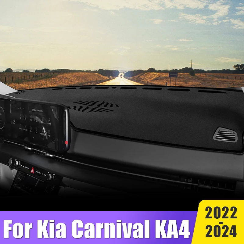 Pre Kia Karneval KA4 2020 2021 2022 2023 2024 2024 Kryt Dash doska Dash doska Sun Shade Pad Carpets Koberce Protector Protectory