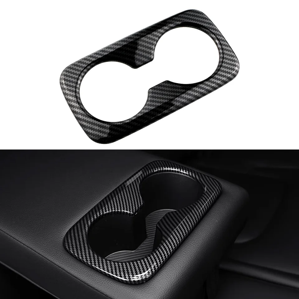 Pre KIA Sportage NQ5 2022 2023 2024 Zadný vodný pohár Panel Ráme Cover Cover Decoration Sticker Tin