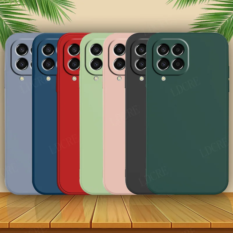 Pre kryciu puzdro Samsung Galaxy M33 pre kryt TPU Samsung M33 Capas Shock -odolný chrbát TPU pre fondy Samsung A53 A52 A23 M23 M22 M53 M33 Fundas