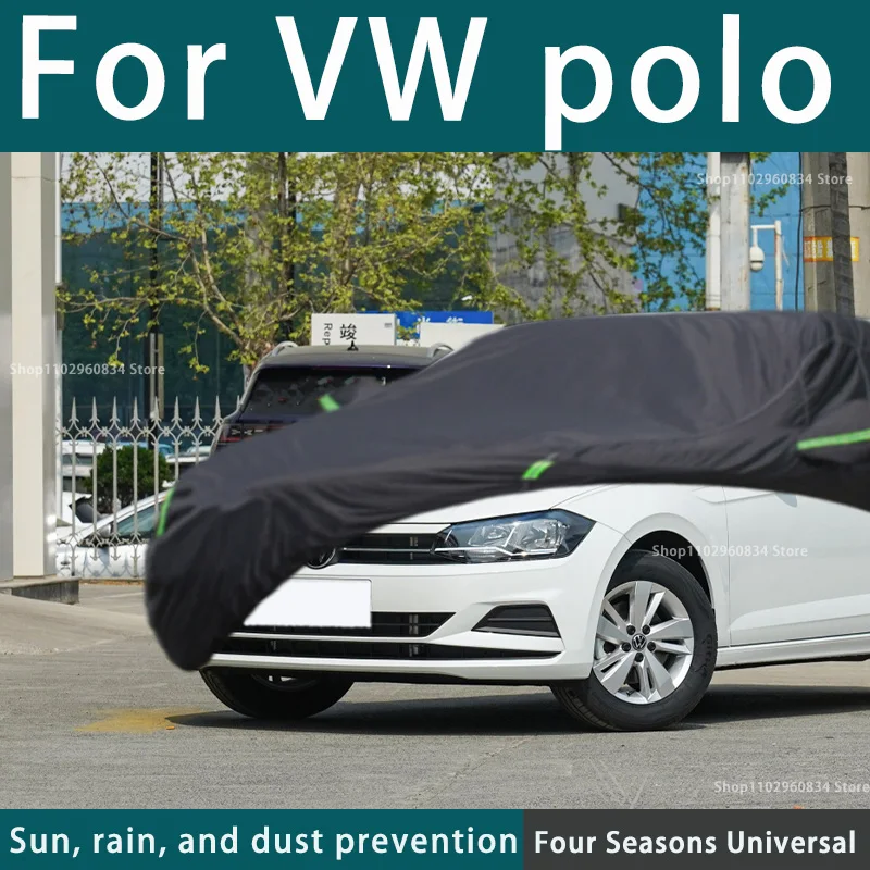 Pre kryt vozidla VW Polo Case Outdoor Ochrana Plné kryty automobilov chladiaci kryt Sunshade Nepremokavé prachové doplnky