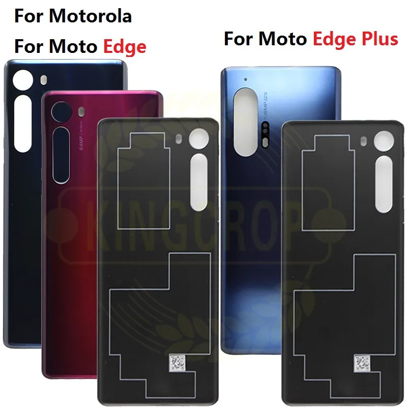 Pre kryt zadnej batérie Motorola Moto Edge XT2063-3 Pobretie krytu zadných dverí pre obaly na okraj Motorola Edge+Plus XT2061-3