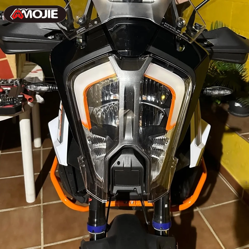 Pre KTM 1290 Super Adventure Rs 2021 2022 2023 2024 Ochranná ochrana svetlometového ochranného krytu Ochrana Motocyklov