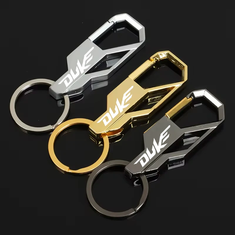 Pre KTM Duck Motorcycle Accessories Zinc zliatinový reťaz automobilu, kreatívna kovová dekorácia, Gold Key Ring, Gift,