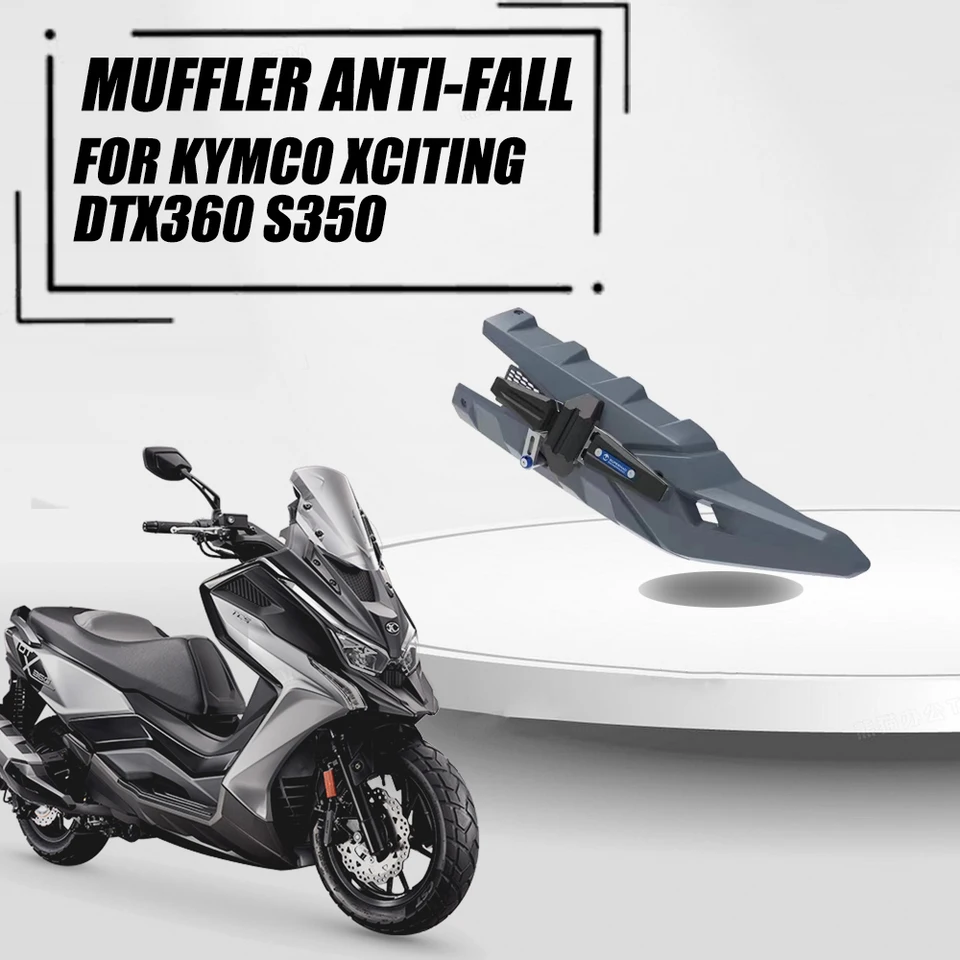 Pre Kymco Xciting DTX360 DTX 360 S350 TUBLER TUFLER ANTI-FALL Výfukový potrubie Ochranné kryt proti šikmej izolácii tepelného izolácie