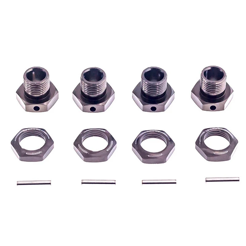 Pre kyosho mp9 mp10 oceľ 17 mm pohonné hriadeľové spojky pneumatík adaptér matica kolies Hex Hex