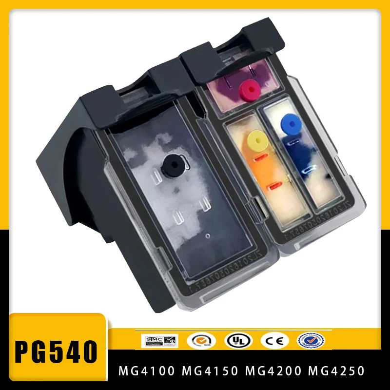 Pre kánon PG-540 PG540 CL541 CL-541 atramentové kazety PG 540 CL 541 PIXMA MG3250 MG3255 MG3550 MG4100 MG4150 MG4200 MG4250 PG-540XL