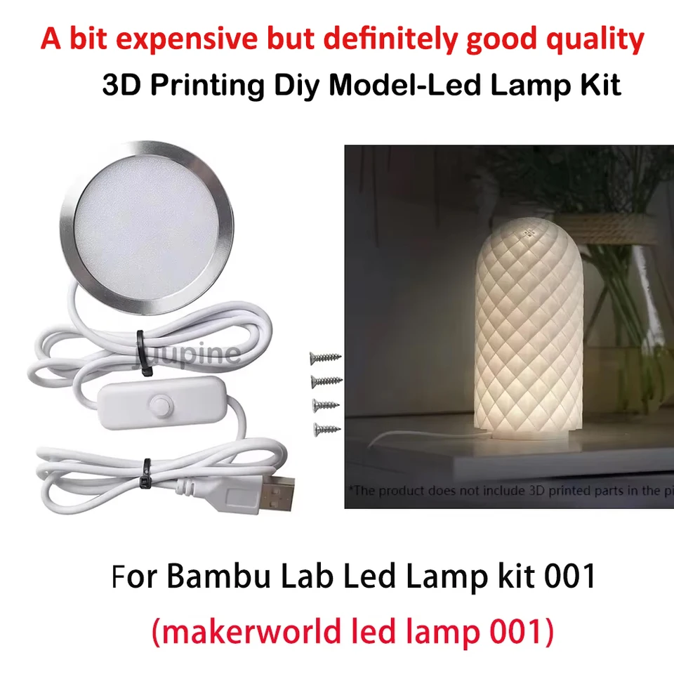 Pre laboratórnu osvetlenie laboratória Bambu 001 Hardware Bambulab Light Kit 001 LED svetlo častí DIY Model bez 3D tlačových dielov výrobca dielov