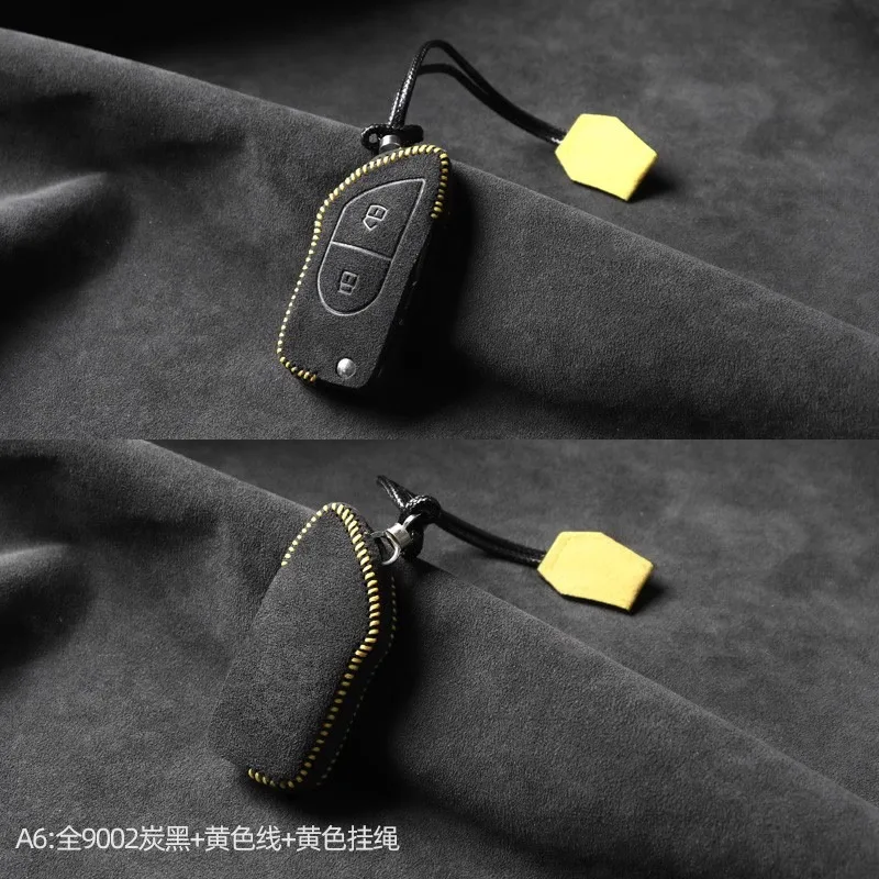 Pre Lamborghini Urus Huracan Aventador Alcantara Car Demmote Key Cover Cover Shell Keychain Accessories